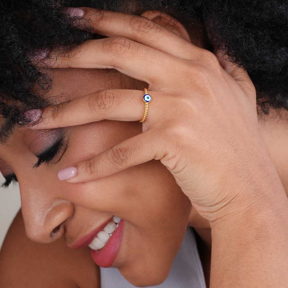 Evil Eye Timeless 925 Silver Ring
