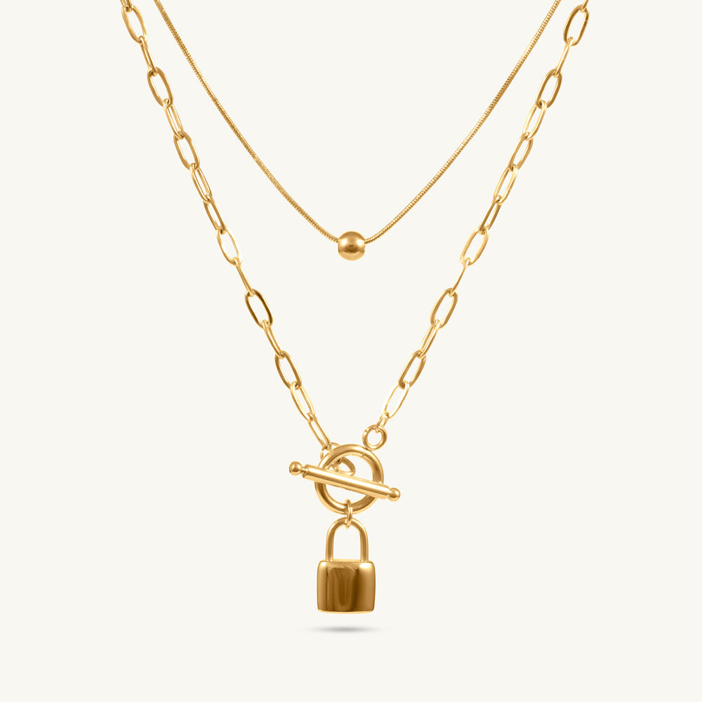 Golden Hug Pendant NecklaceTEST