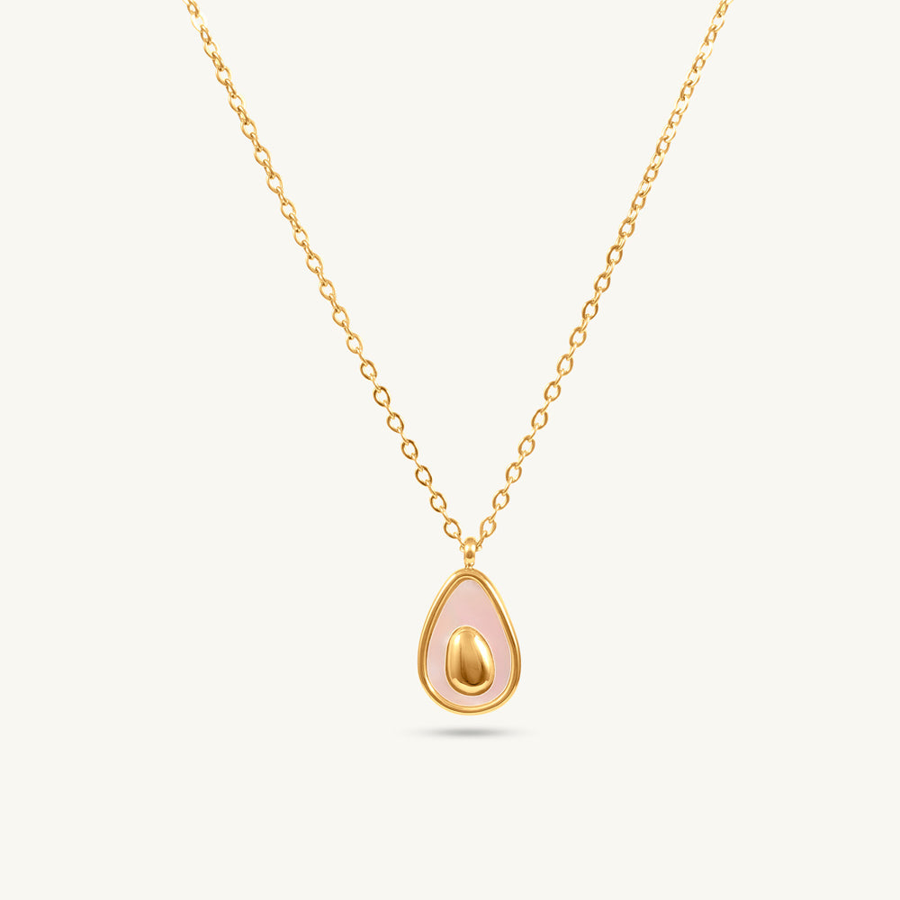 Gilded Teardrop Lock NecklaceTEST