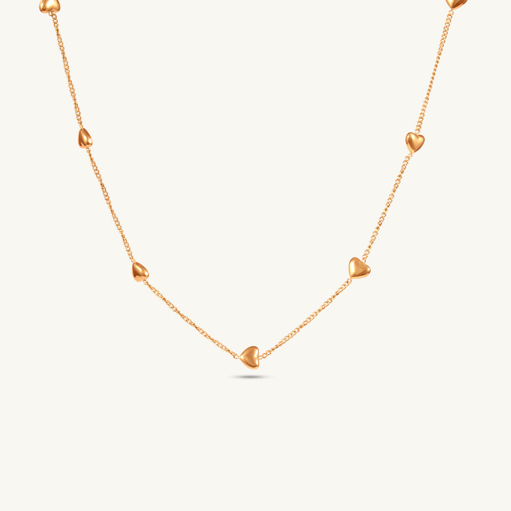 Golden Loop Charm NecklaceTEST