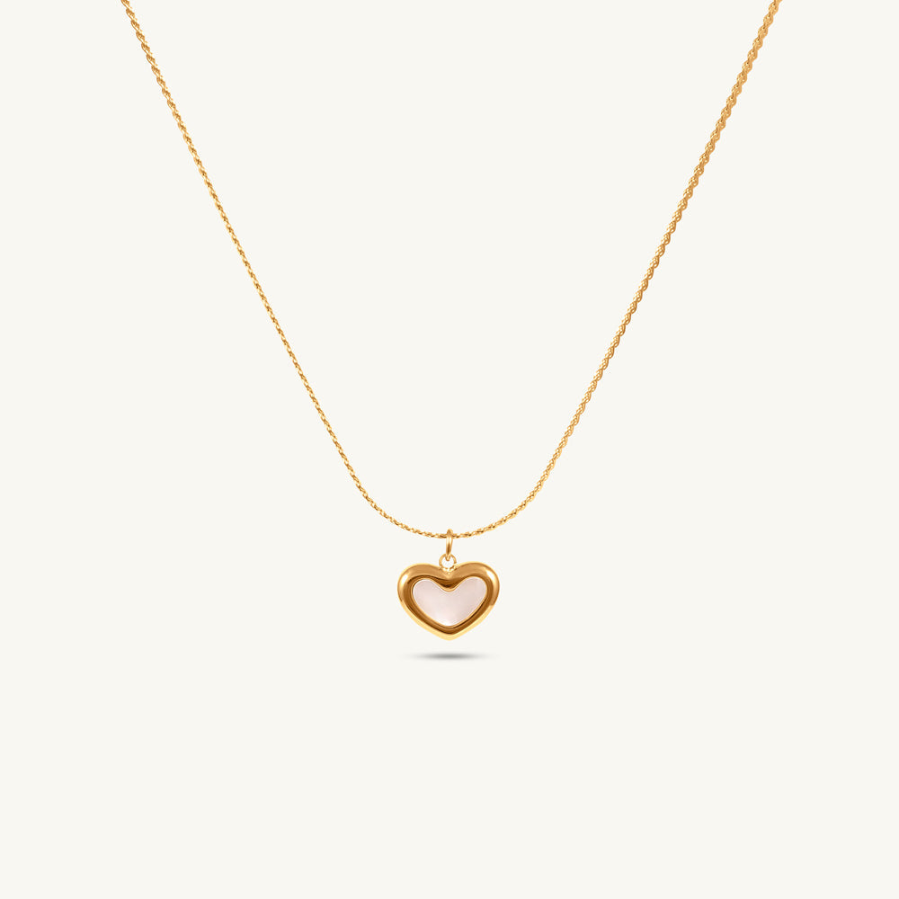 Open Heart Charm NecklaceTEST