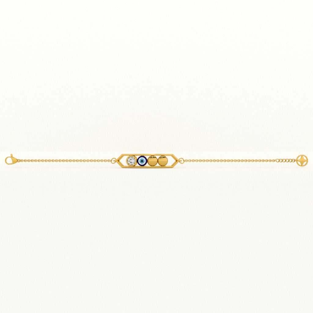 Evil Eye Harmony 925 Silver Bracelet