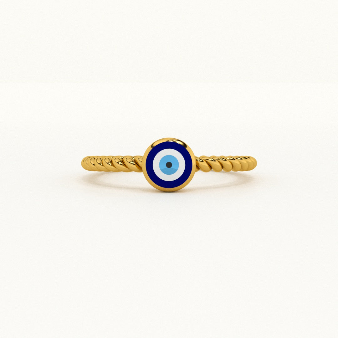 Evil Eye Timeless 925 Silver Ring