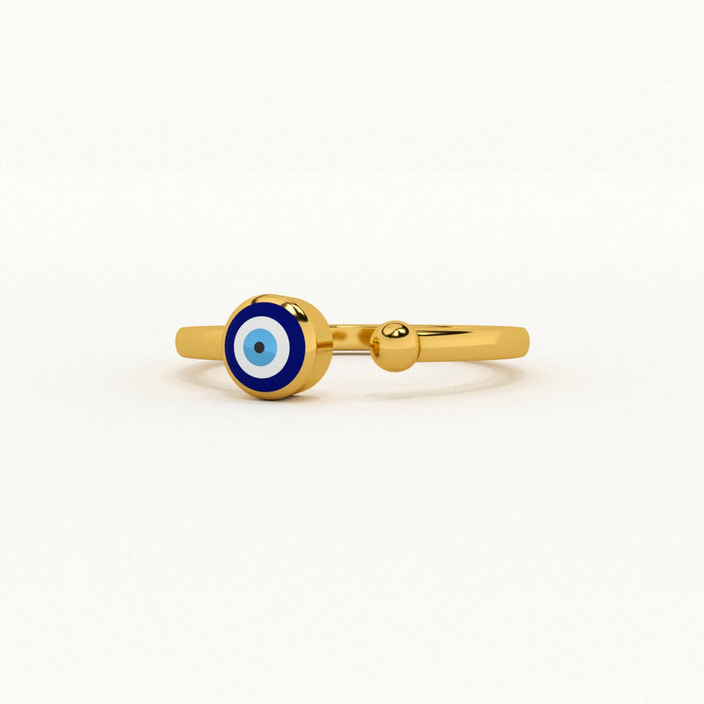 Evil Eye Oracle 925 Silver Ring