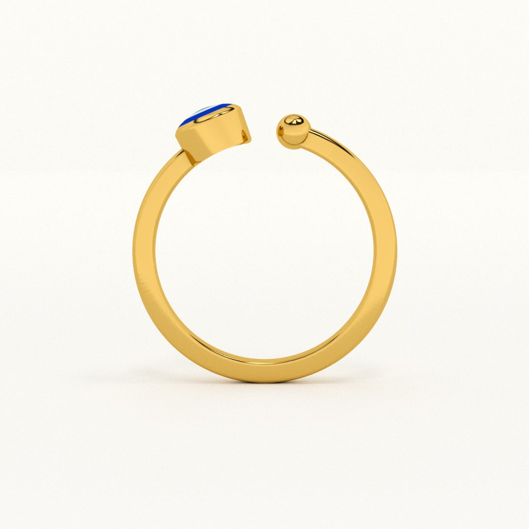 Evil Eye Oracle 925 Silver Ring